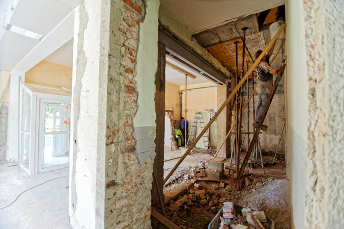 renovation mess